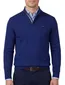 Portofino Regular fit half zip trui blauw