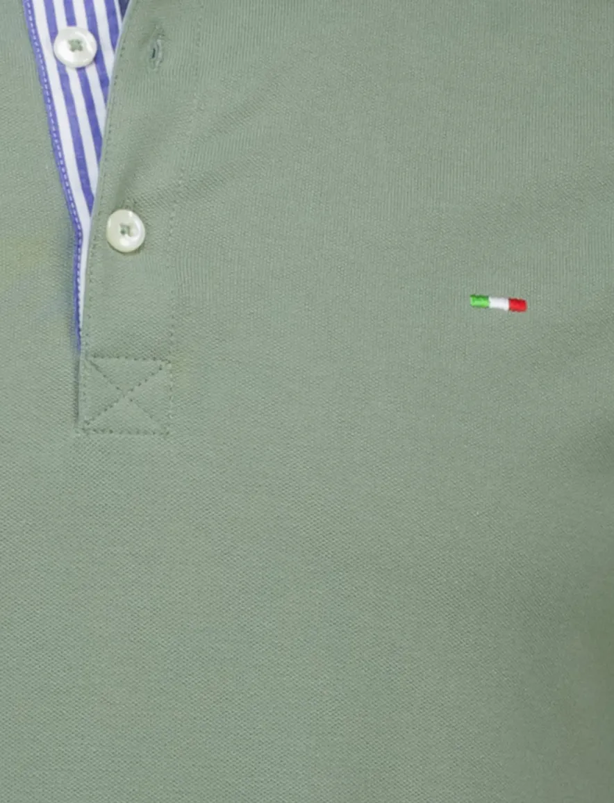 Portofino polo groen pique