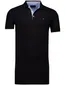 Portofino polo extra lang zwart stretch pique