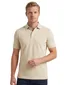 Portofino polo beige pique 3-knoops