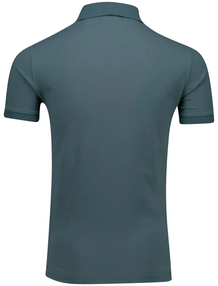 Portofino polo blauw katoen