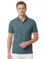 Portofino polo blauw katoen