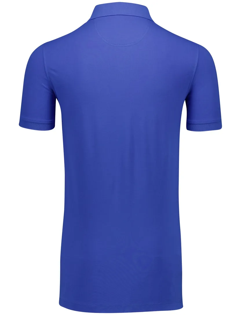 Portofino polo extra lang blauw