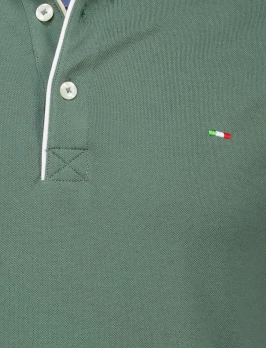 Portofino katoenen polo extra lang pique