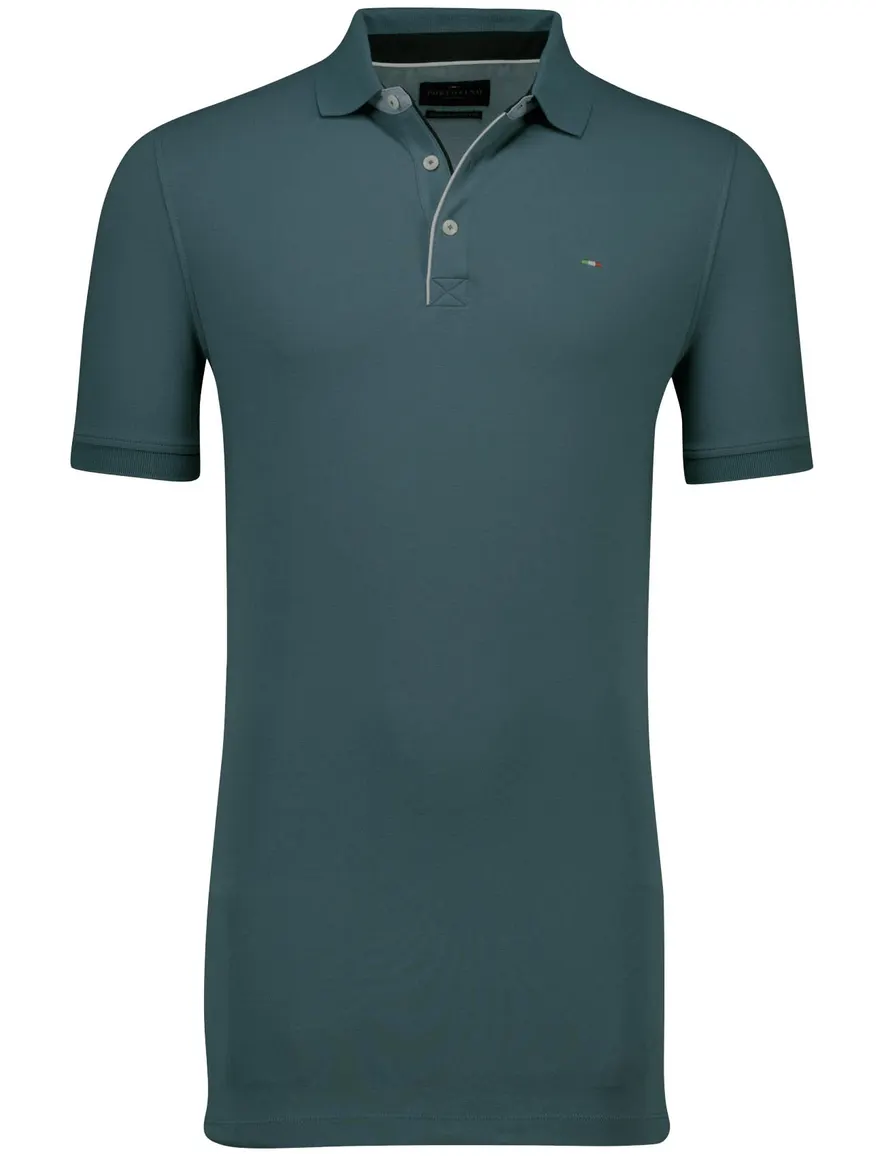 Portofino polo extra lang blauw 3-knoops