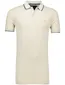 Portofino extra long fit polo beige katoen