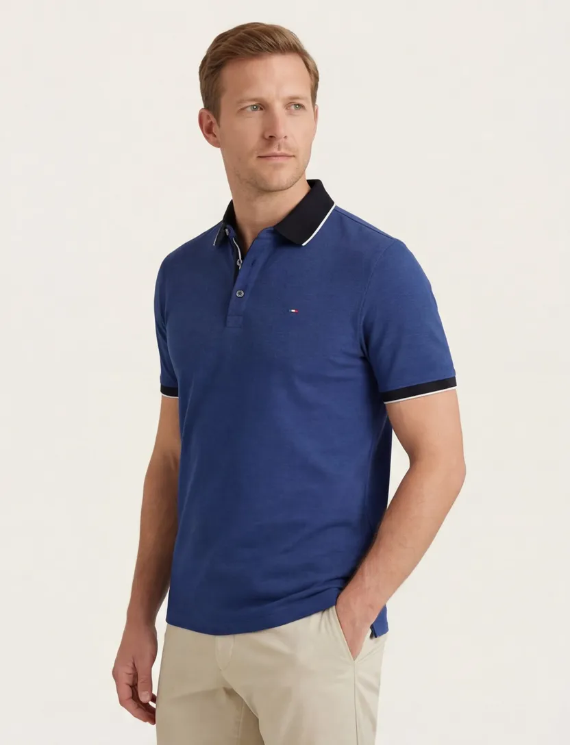 Portofino polo blauw