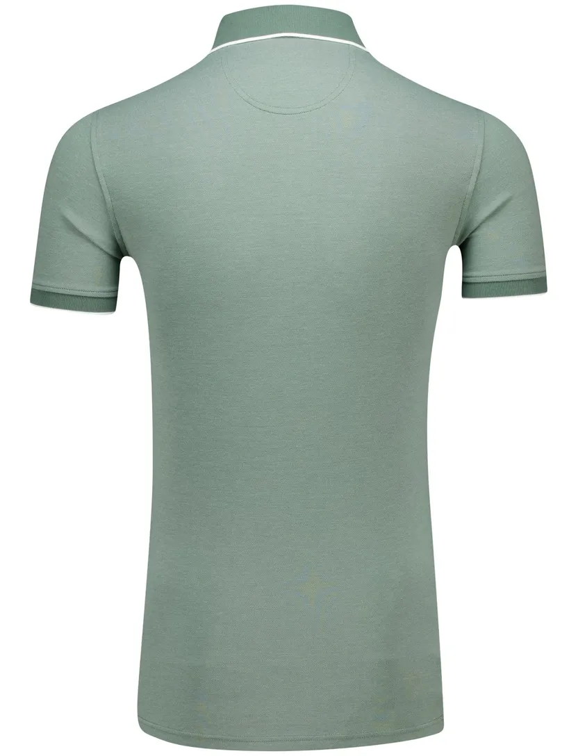 Portofino polo groen 3-knoops