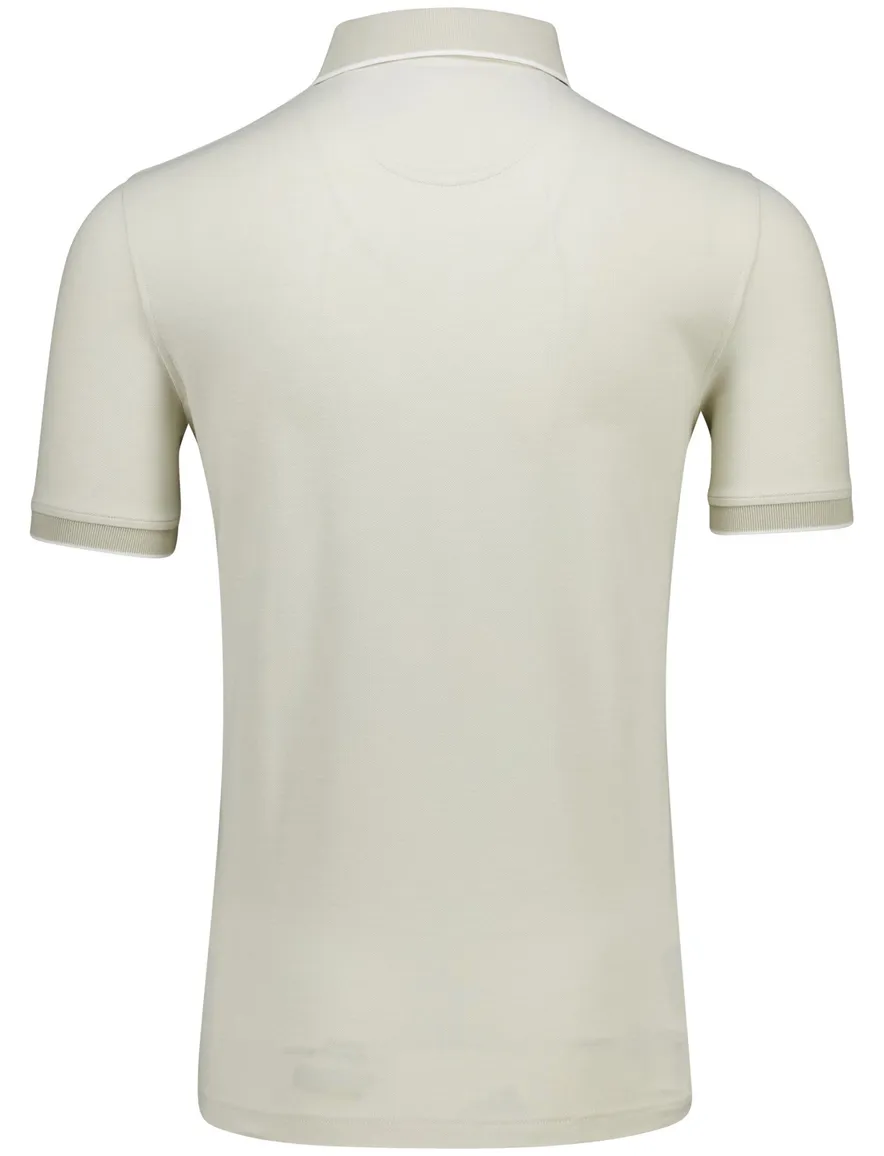 Portofino polo creme 3-knoops