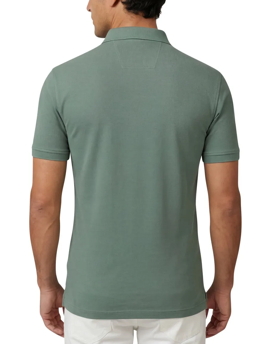 Portofino korte mouw polo groen