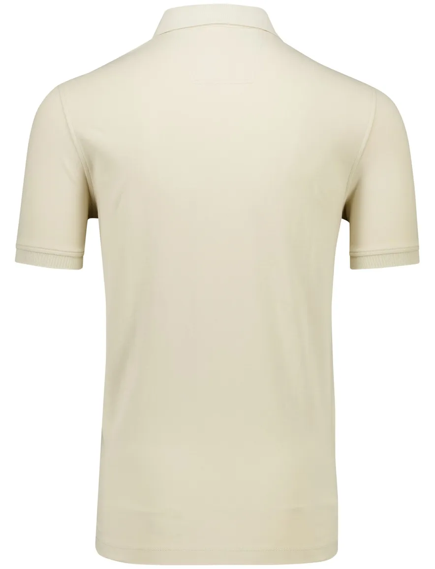 Portofino polo beige 3 knoops