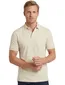 Portofino polo beige 3 knoops normale fit katoen