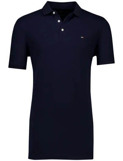 Portofino Portofino katoenen polo extra lang donkerblauw