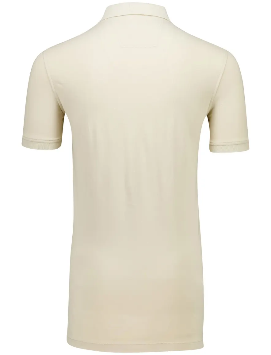Portofino polo extra lang beige 3-knoops