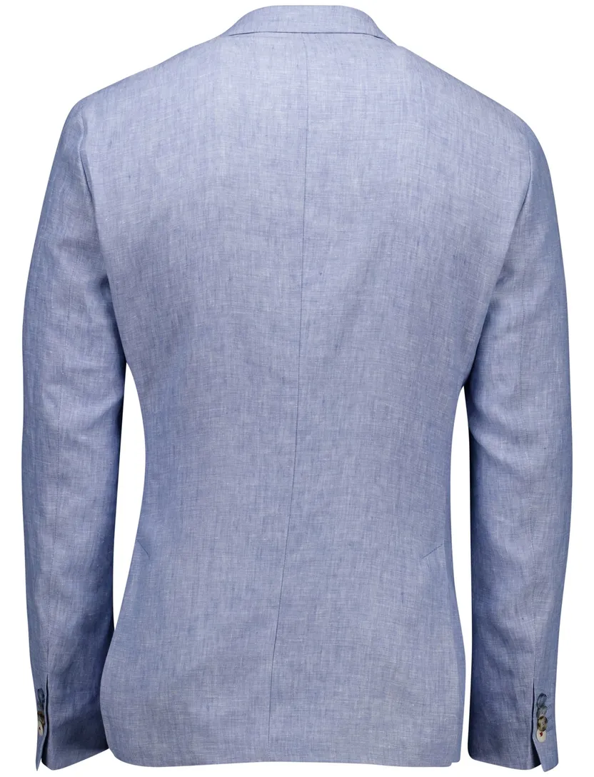 Digel Edward modern fit colbert lichtblauw gemêleerd