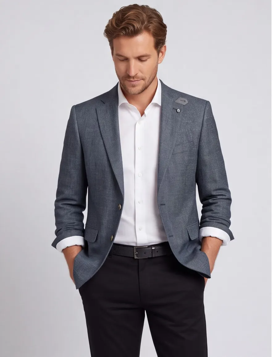 Digel Ezzo-G modern fit stretch colbert groen