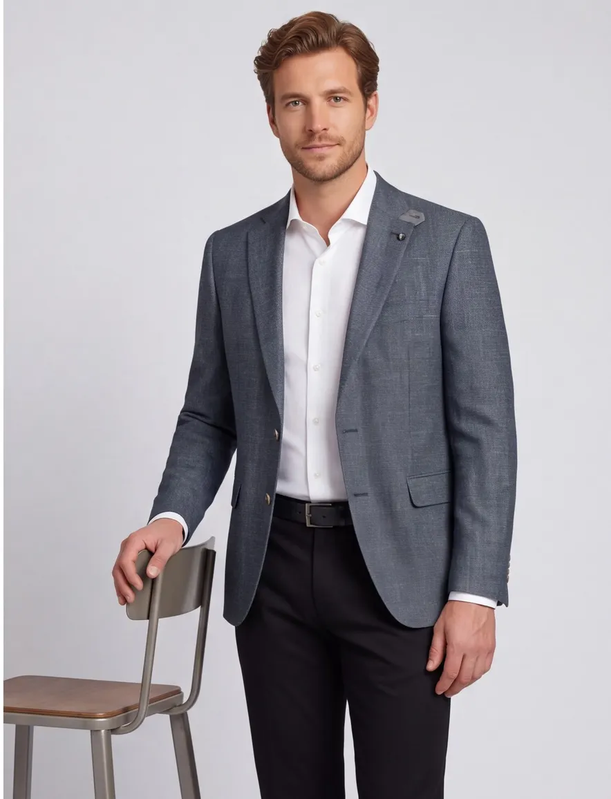 Digel Ezzo-G modern fit stretch colbert groen