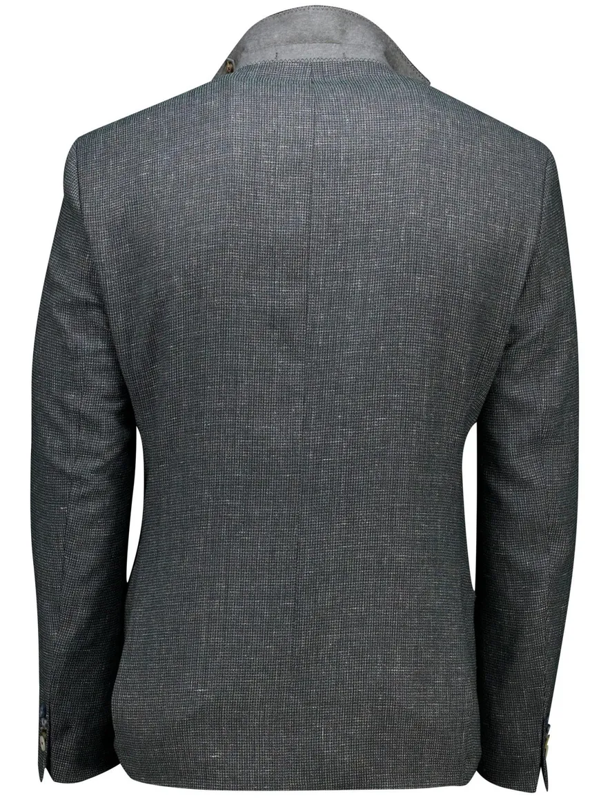 Digel Ezzo-G modern fit stretch colbert groen met voering