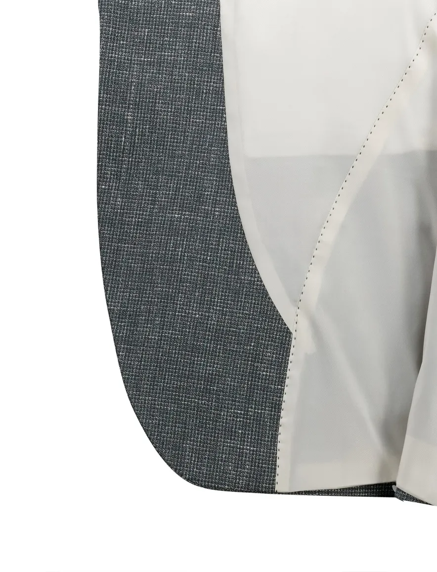 Digel Ezzo-G modern fit stretch colbert groen met voering