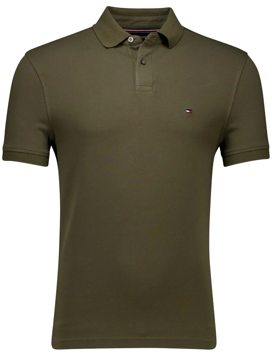 Tommy Hilfiger polo olijfgroen