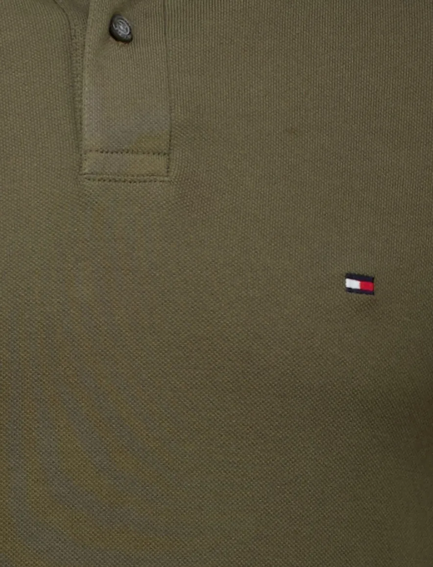 Tommy Hilfiger polo olijfgroen