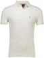 Tommy Hilfiger polo wit effen 3-knoops 1985 Polo