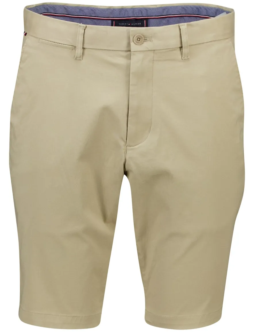 Tommy Hilfiger short beige chino effen