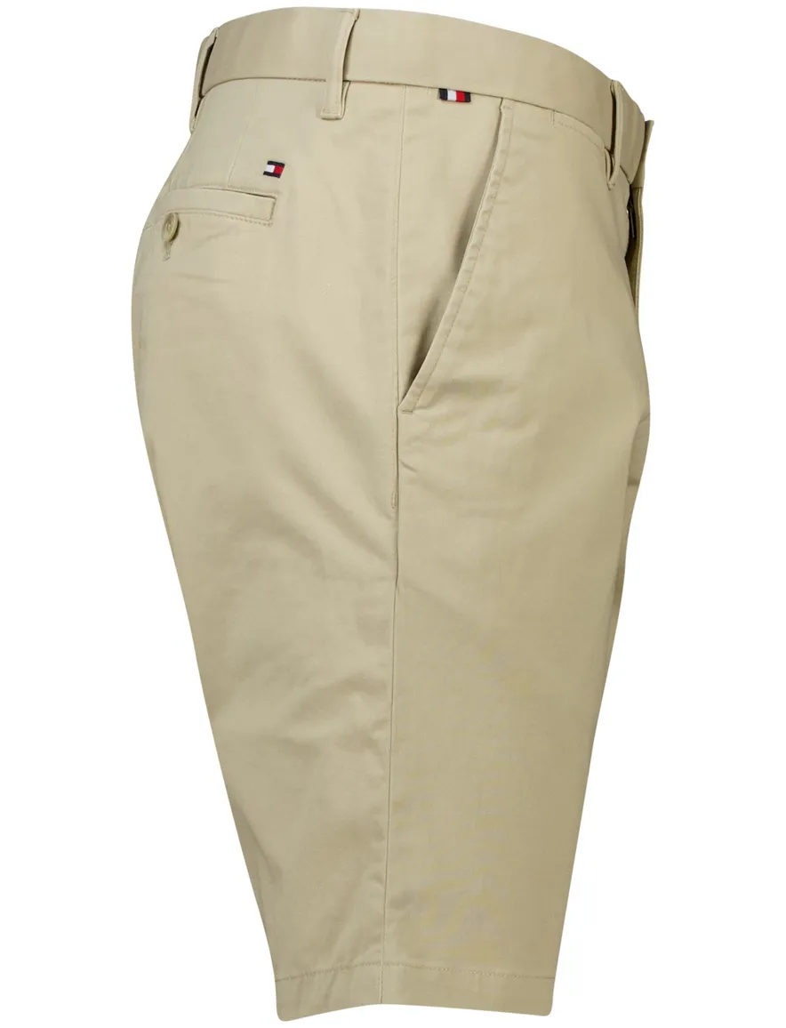 Tommy Hilfiger short beige chino effen
