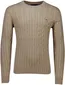 Tommy Hilfiger trui creme gebreid Classic Cable