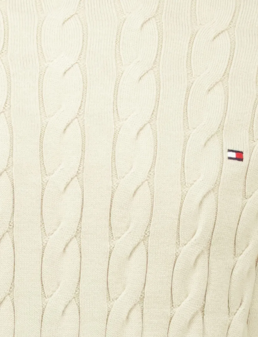 Tommy Hilfiger trui creme gebreid Classic Cable