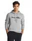 Tommy Hilfiger hoodie grijs met logo gemêleerd