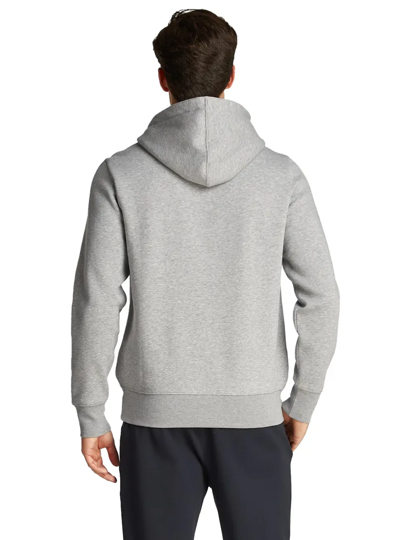 Tommy Hilfiger hoodie grijs met logo met boord