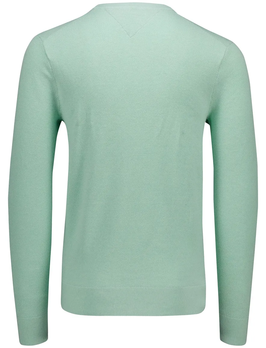 Tommy Hilfiger essential structure crewneck trui groen