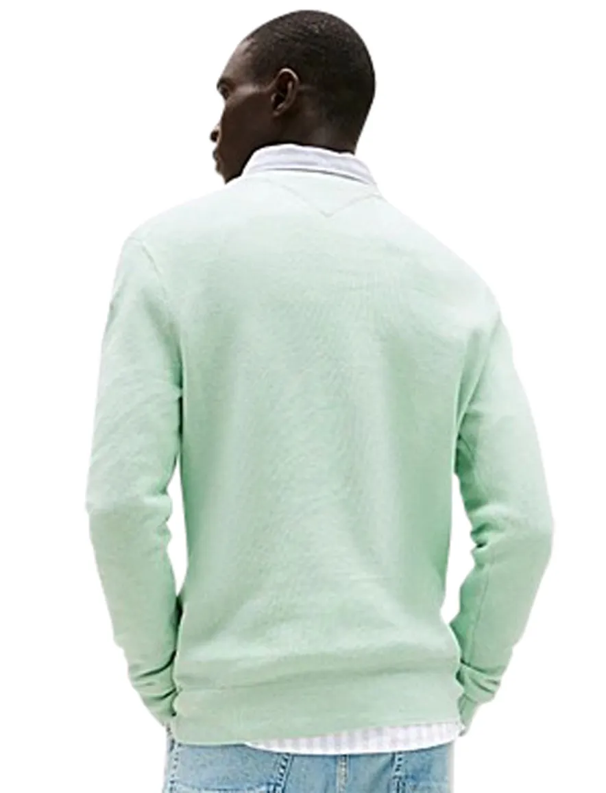 Tommy Hilfiger essential structure crewneck trui groen