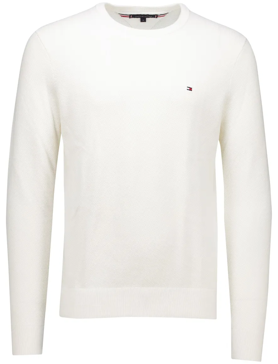 Tommy Hilfiger trui wit ronde hals