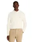 Tommy Hilfiger trui wit ronde hals katoen