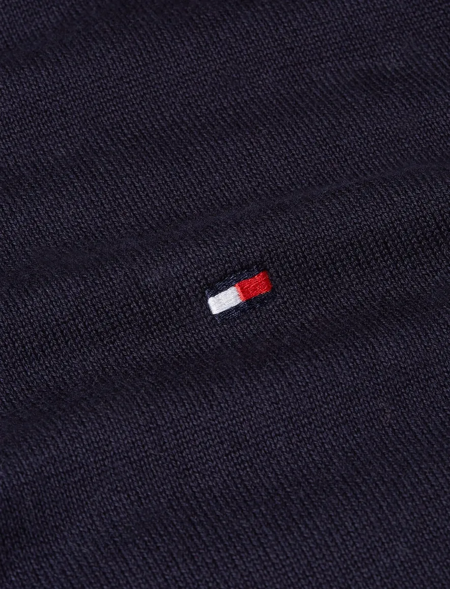 Tommy Hilfiger korte mouw polo trui donkerblauw