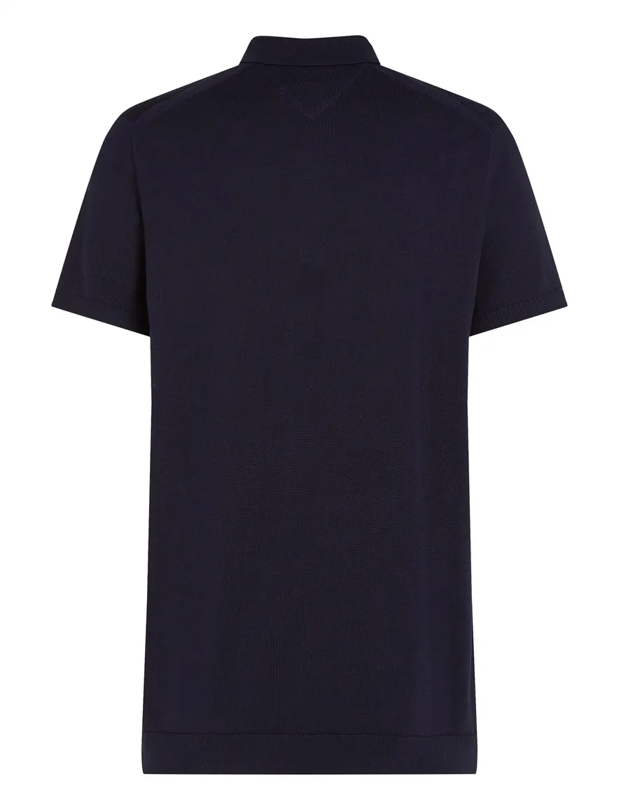 Tommy Hilfiger korte mouw polo donkerblauw
