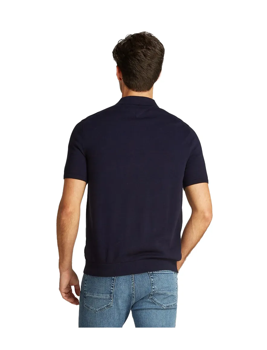 Tommy Hilfiger korte mouw polo donkerblauw