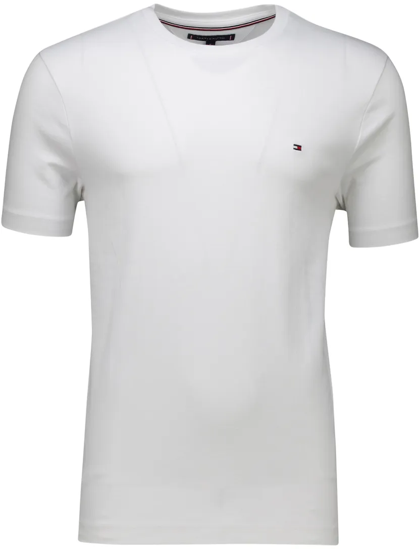 Tommy Hilfiger t-shirt wit effen korte mouw