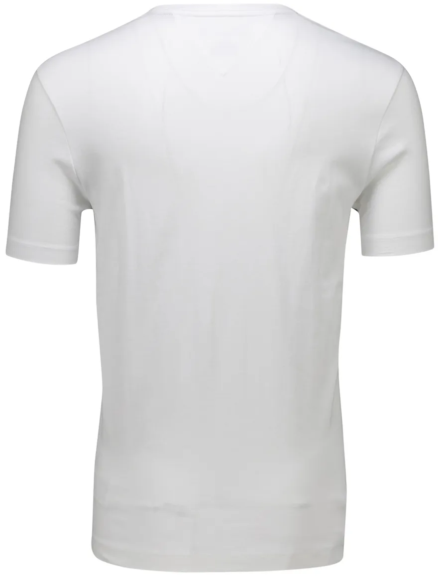 Tommy Hilfiger t-shirt wit effen korte mouw