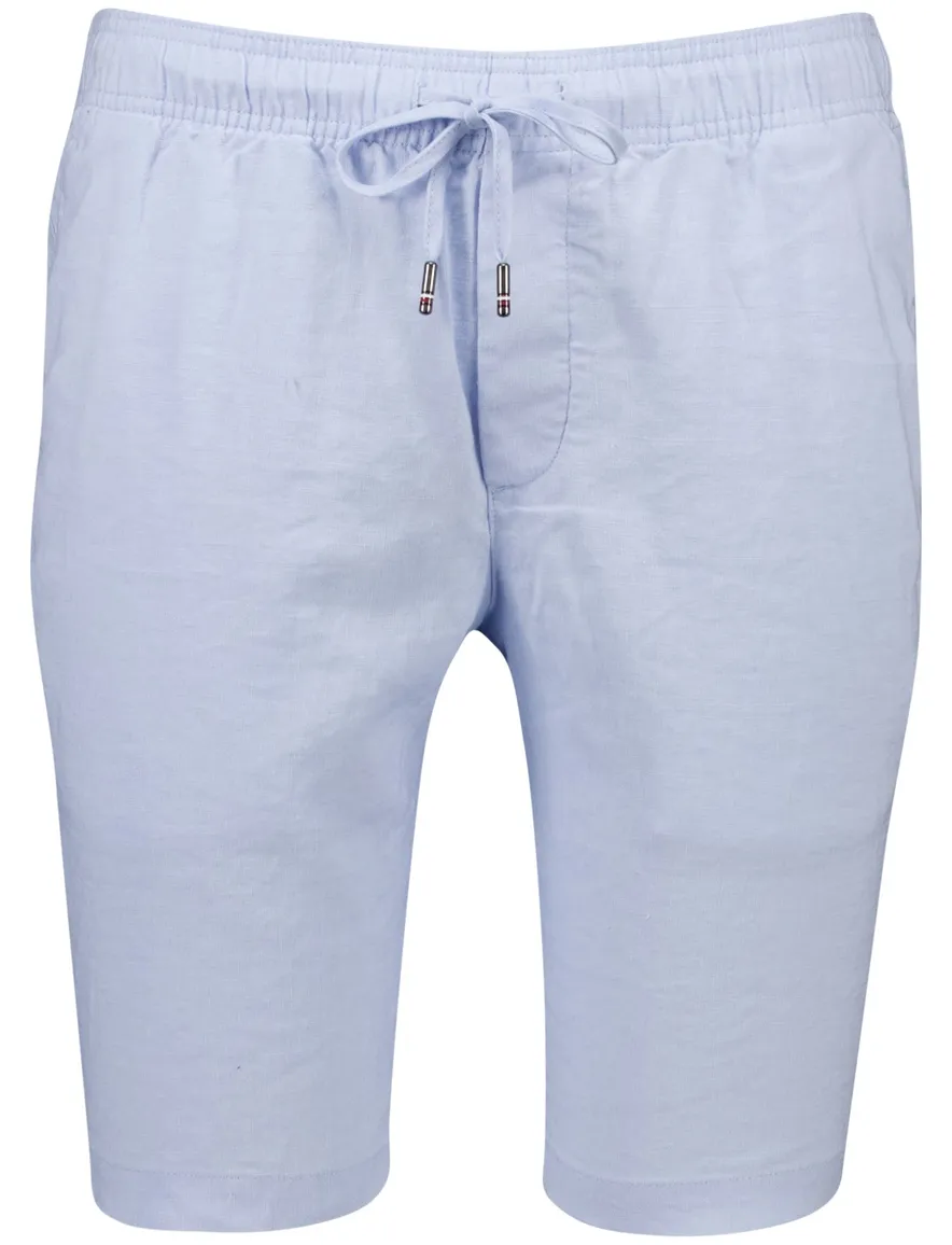 Tommy Hilfiger short lichtblauw linnen