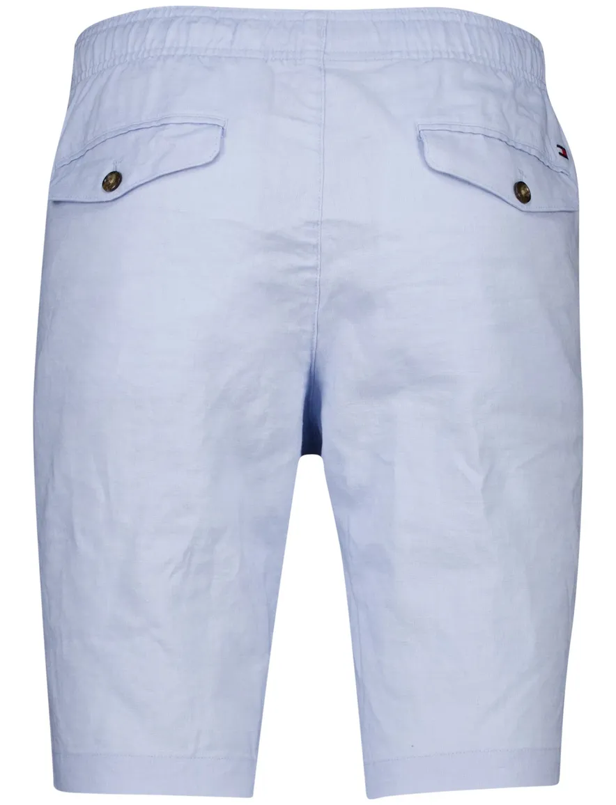 Tommy Hilfiger short lichtblauw linnen