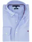 Tommy Hilfiger overhemd lichtblauw slim fit effen