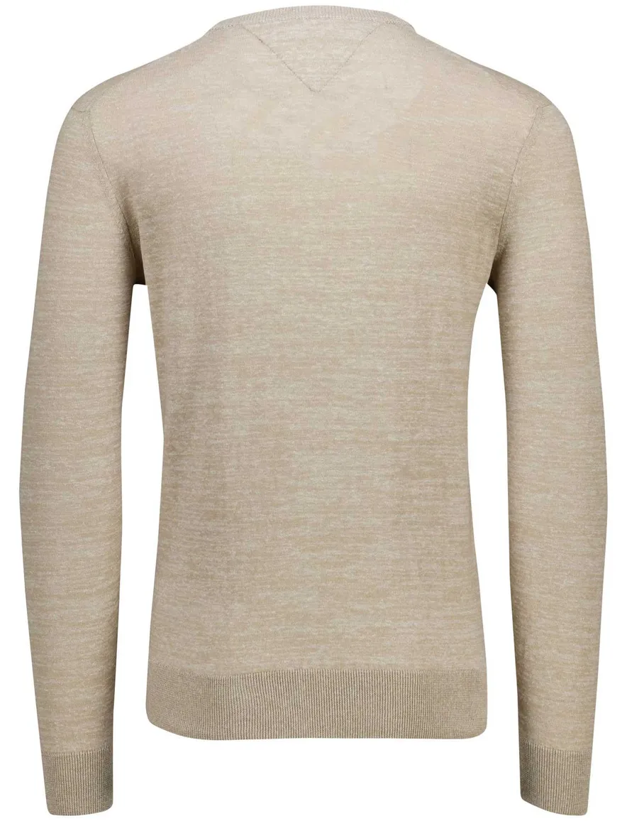 Tommy Hilfiger trui beige gemeleerd