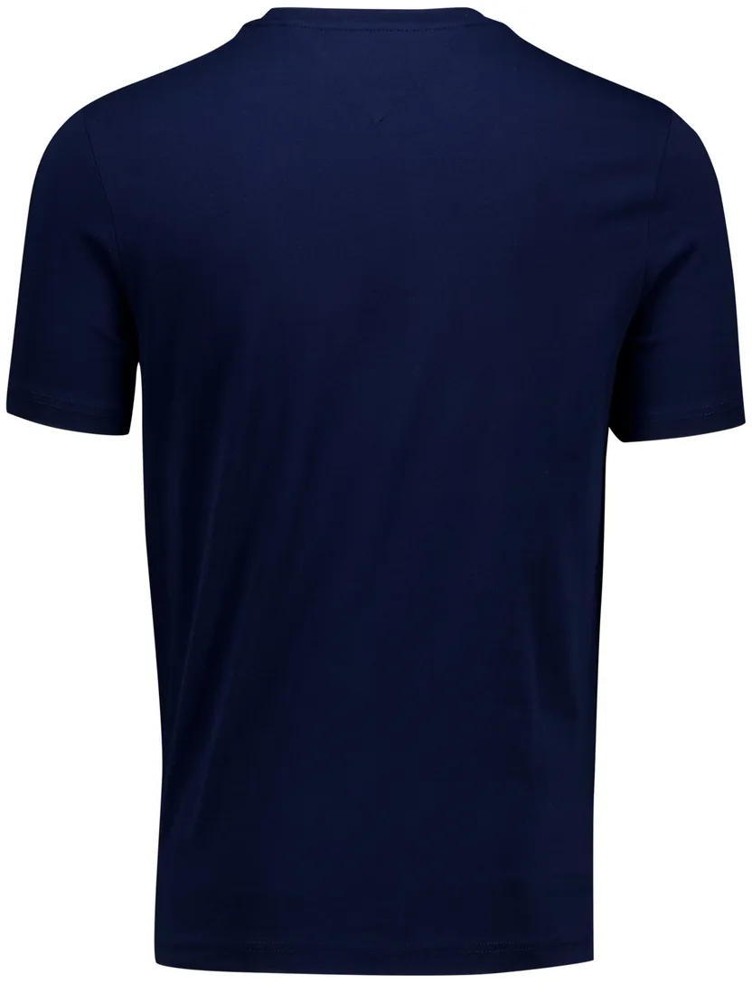 Tommy Hilfiger T-shirt effen donkerblauw print