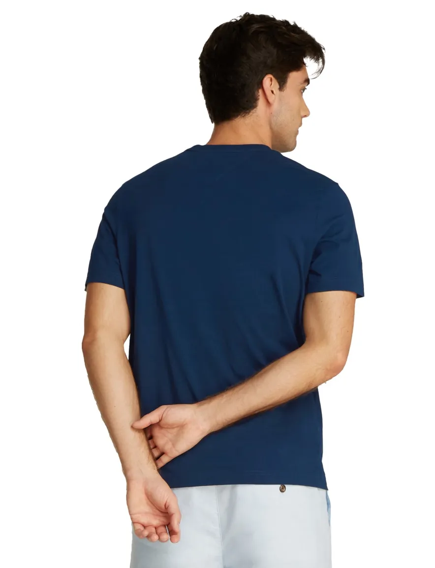 Tommy Hilfiger T-shirt donkerblauw print