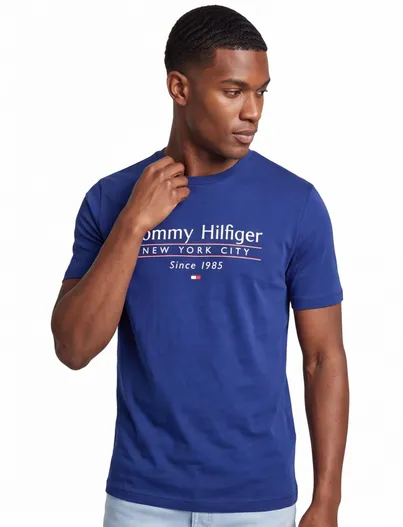 Tommy Hilfiger t-shirt donkerblauw Tommy Hilfiger