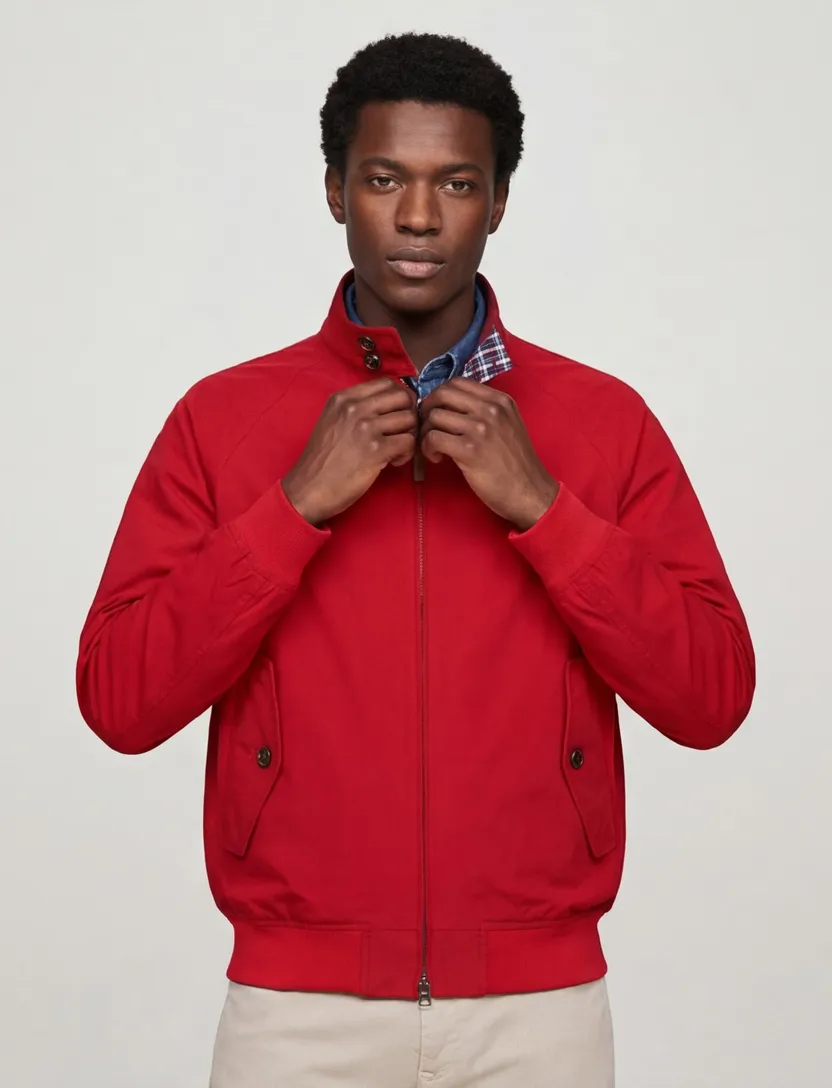 Tommy Hilfiger zomerjas rood effen