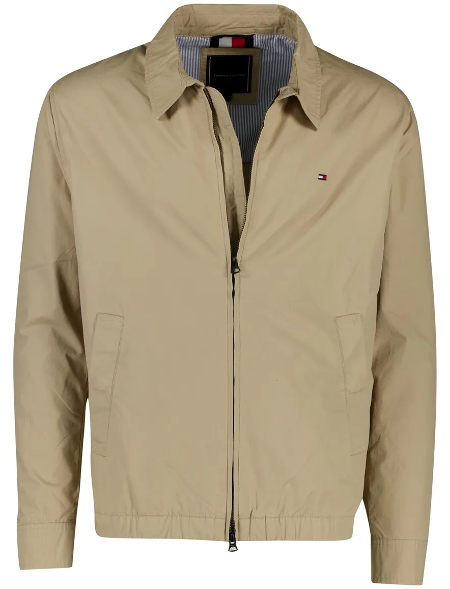 Tommy Hilfiger zomerjas bruin effen